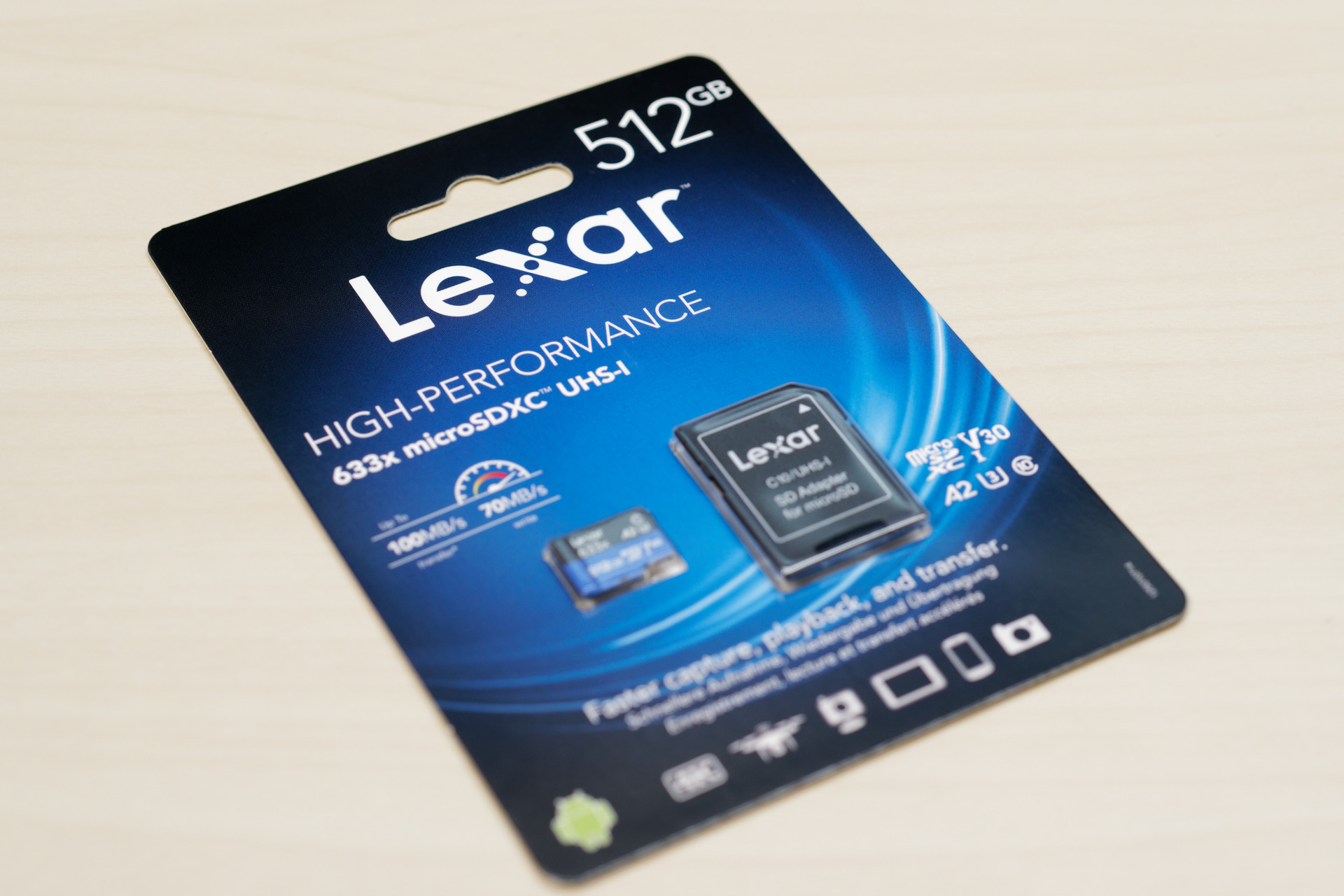 Lexar 633x SDXC UHS-Iカード 64GB