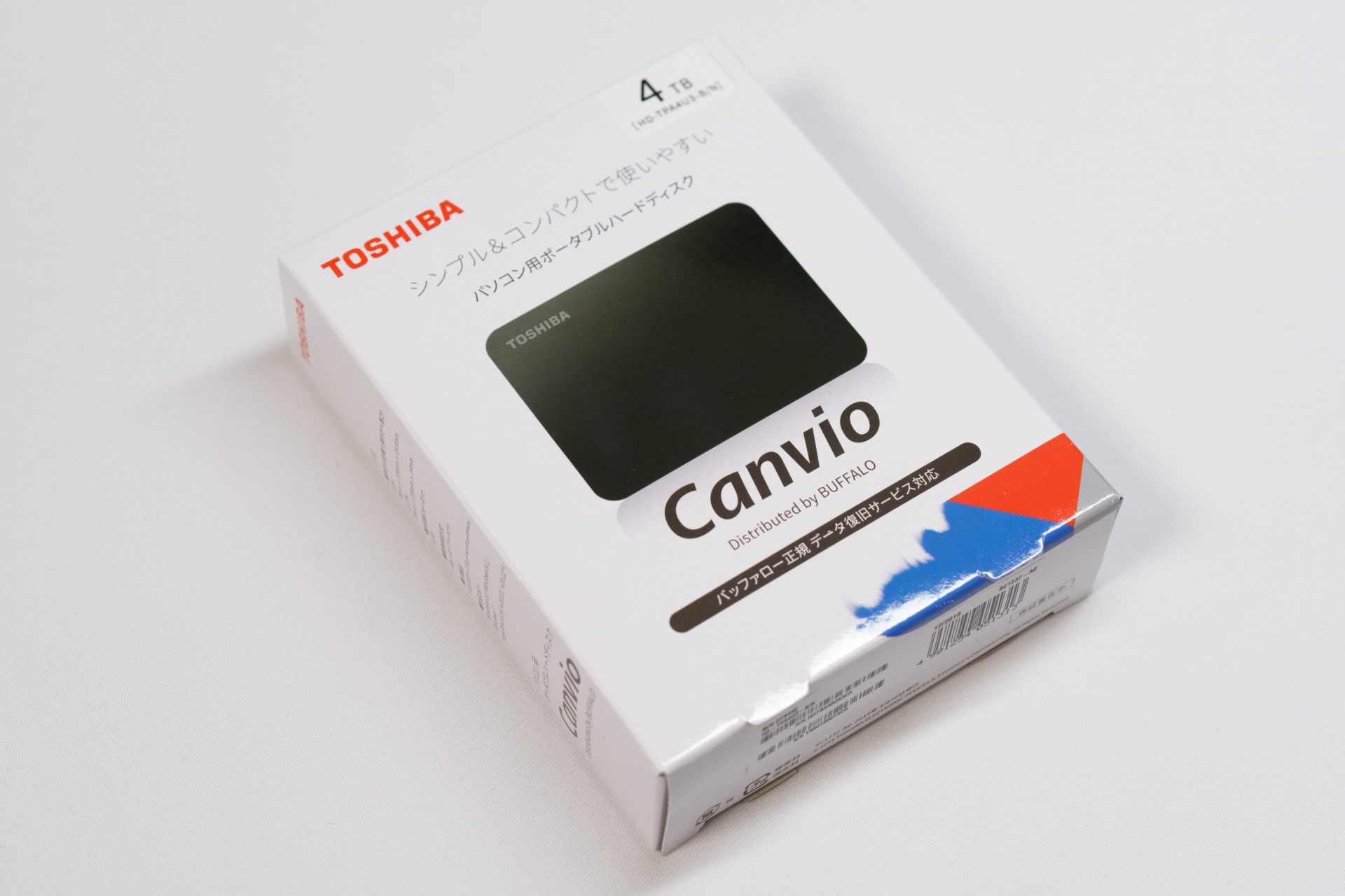 大容量のポータブルHDD「Canvio HD-TPA4U3-B/N」購入｜ぐふとく！