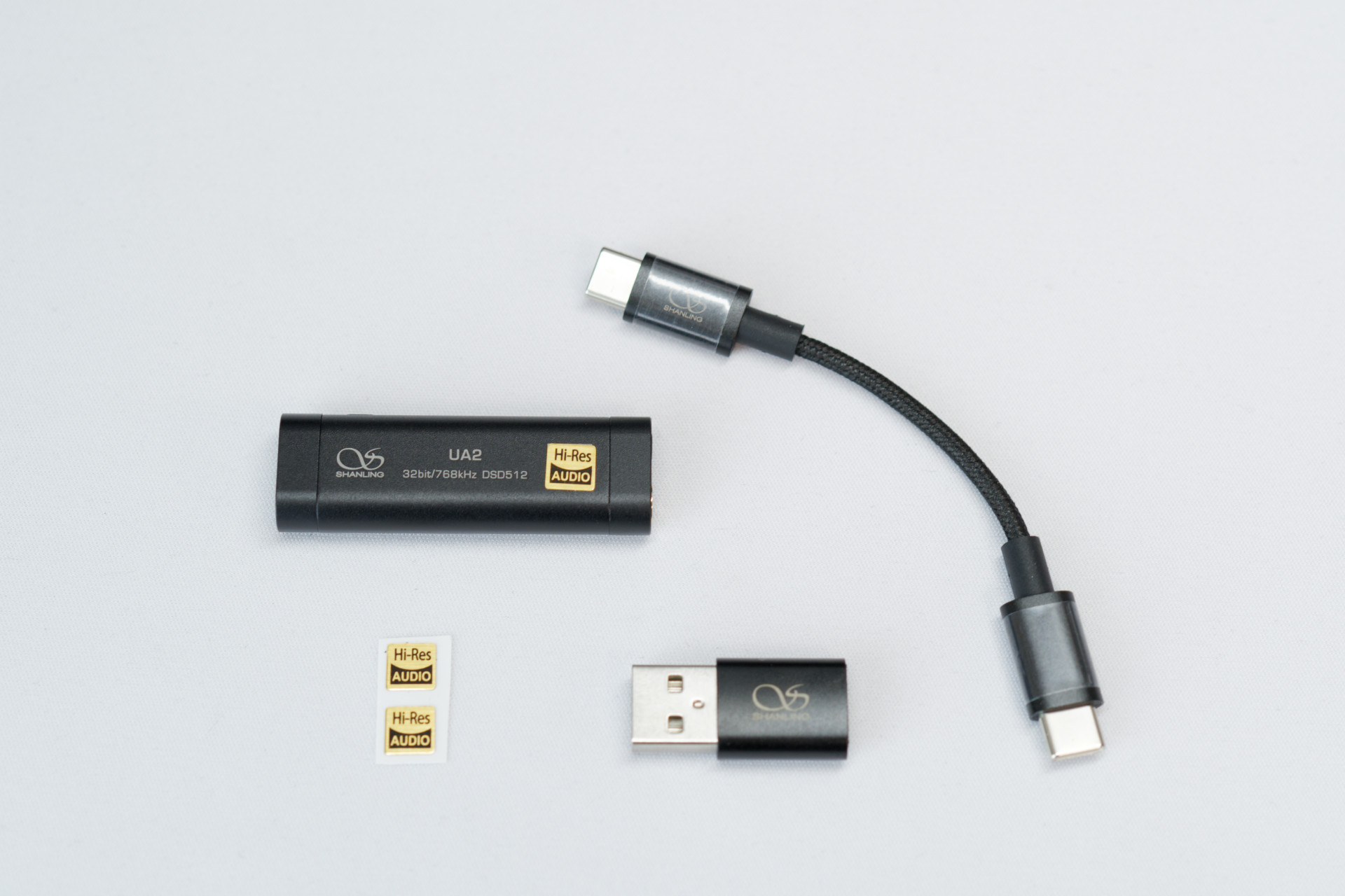 新品未使用 並行輸入品 SHANLING UA2 小型USB DAC ヘッドホン